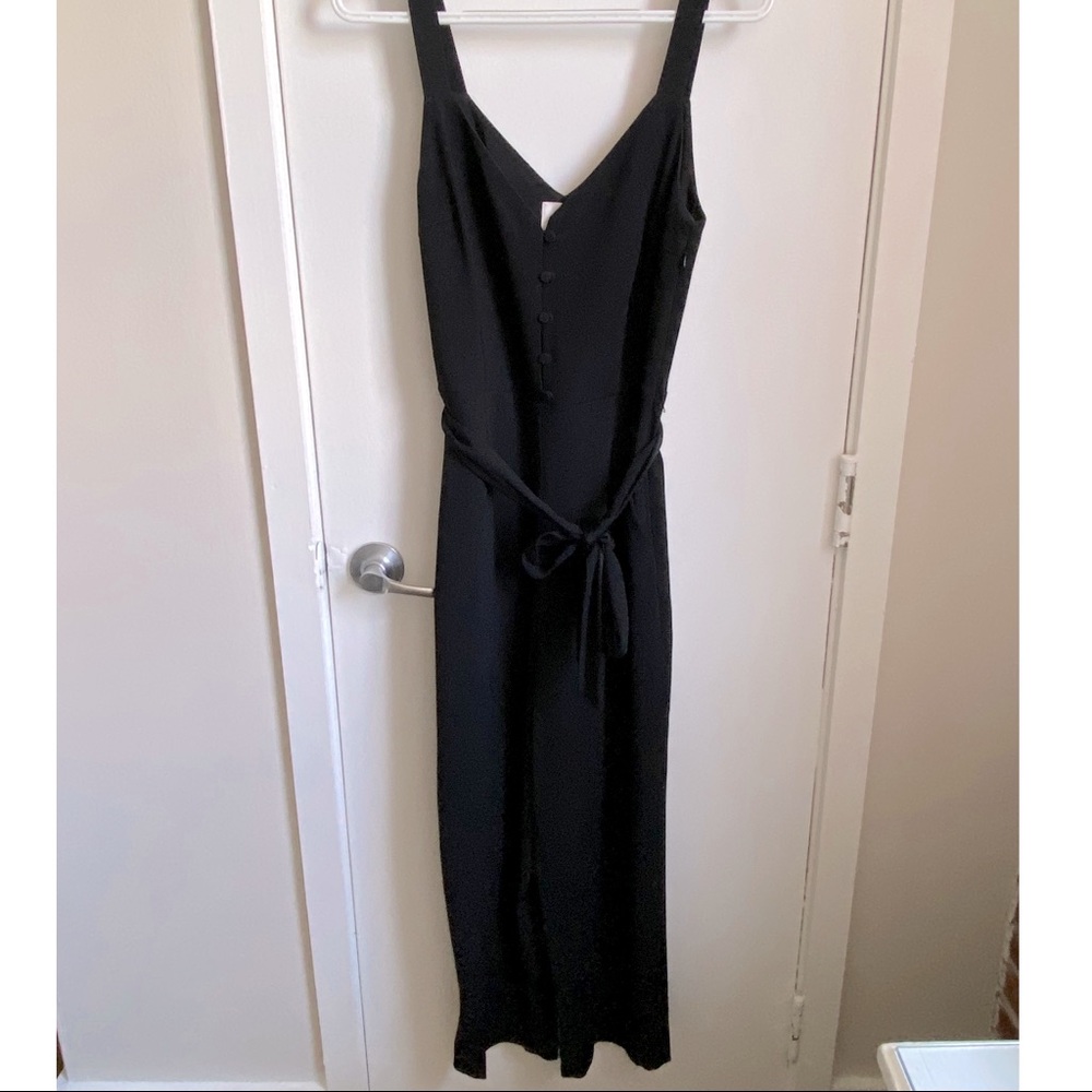 aritzia black jumpsuit, size 6